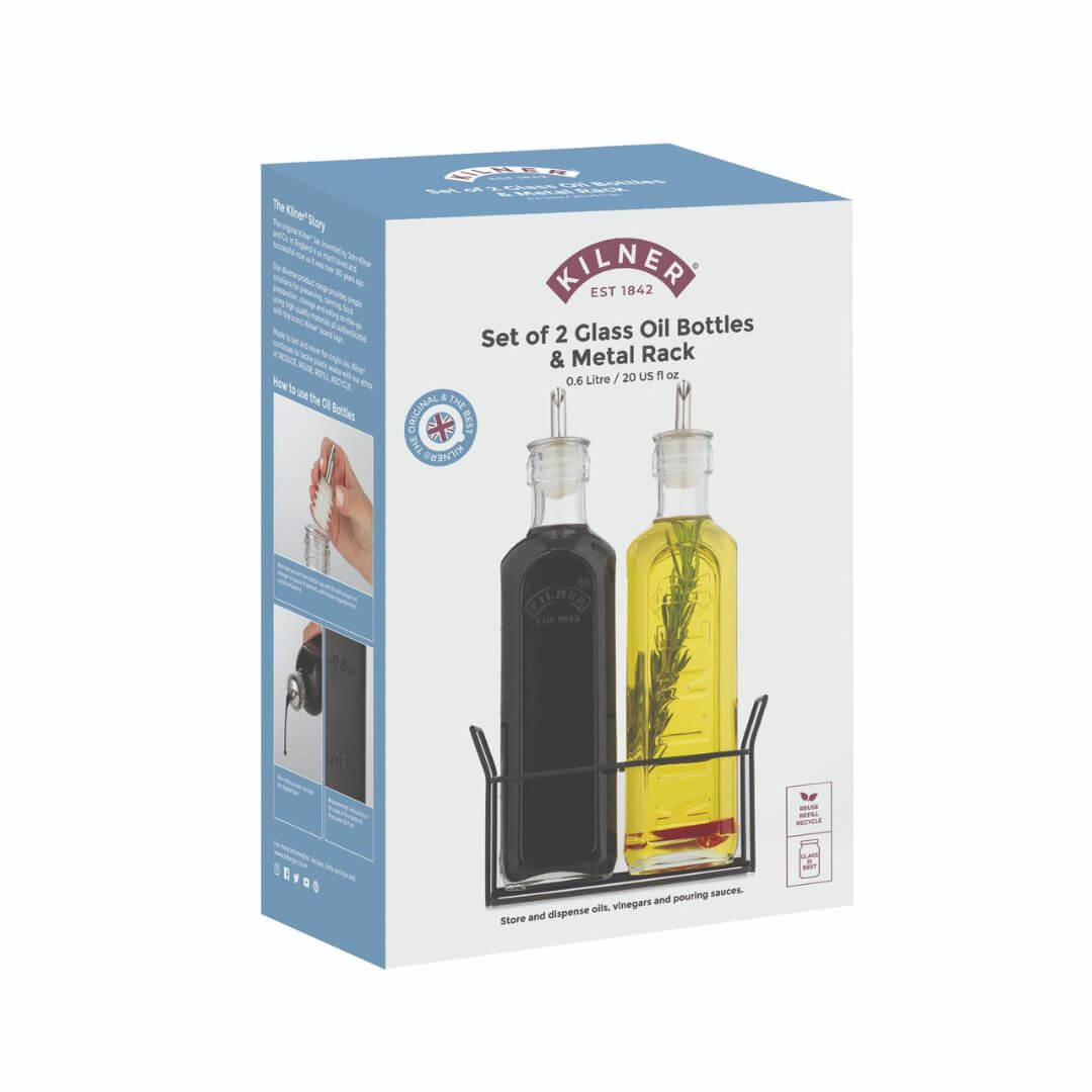 Kilner Oil Bottle Set 600ml