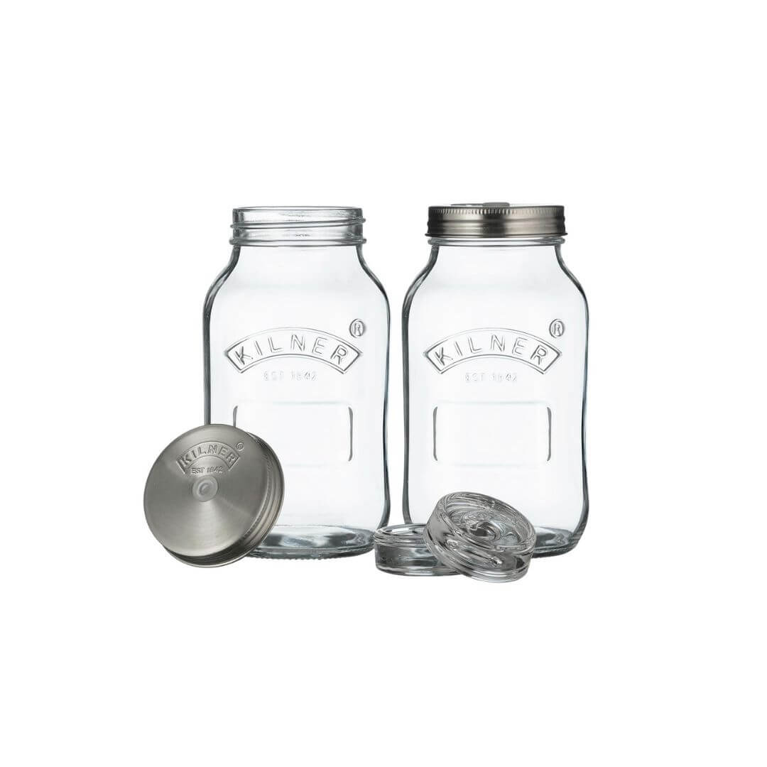 Kilner 1L Fermentation Jars Set of 2