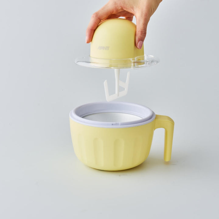 Avanti Portable Wireless Ice Cream Maker Lemon 500ml