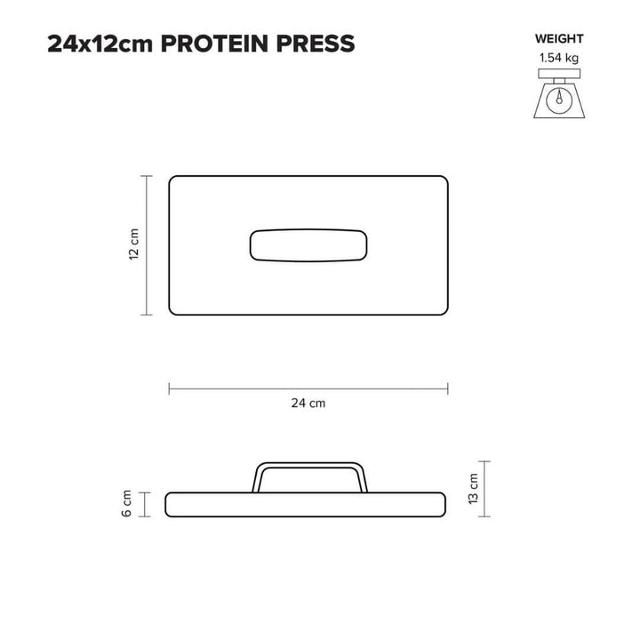 Scanpan Impact Rectangular Protein Press 24x12cm