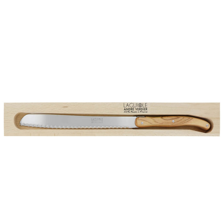 Andre Verdier Laguiole Olivewood Bread Knife