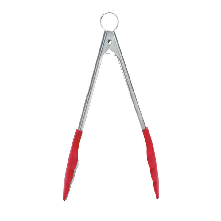 Cuisipro Silicone Tongs with Teeth Red 30.5cm