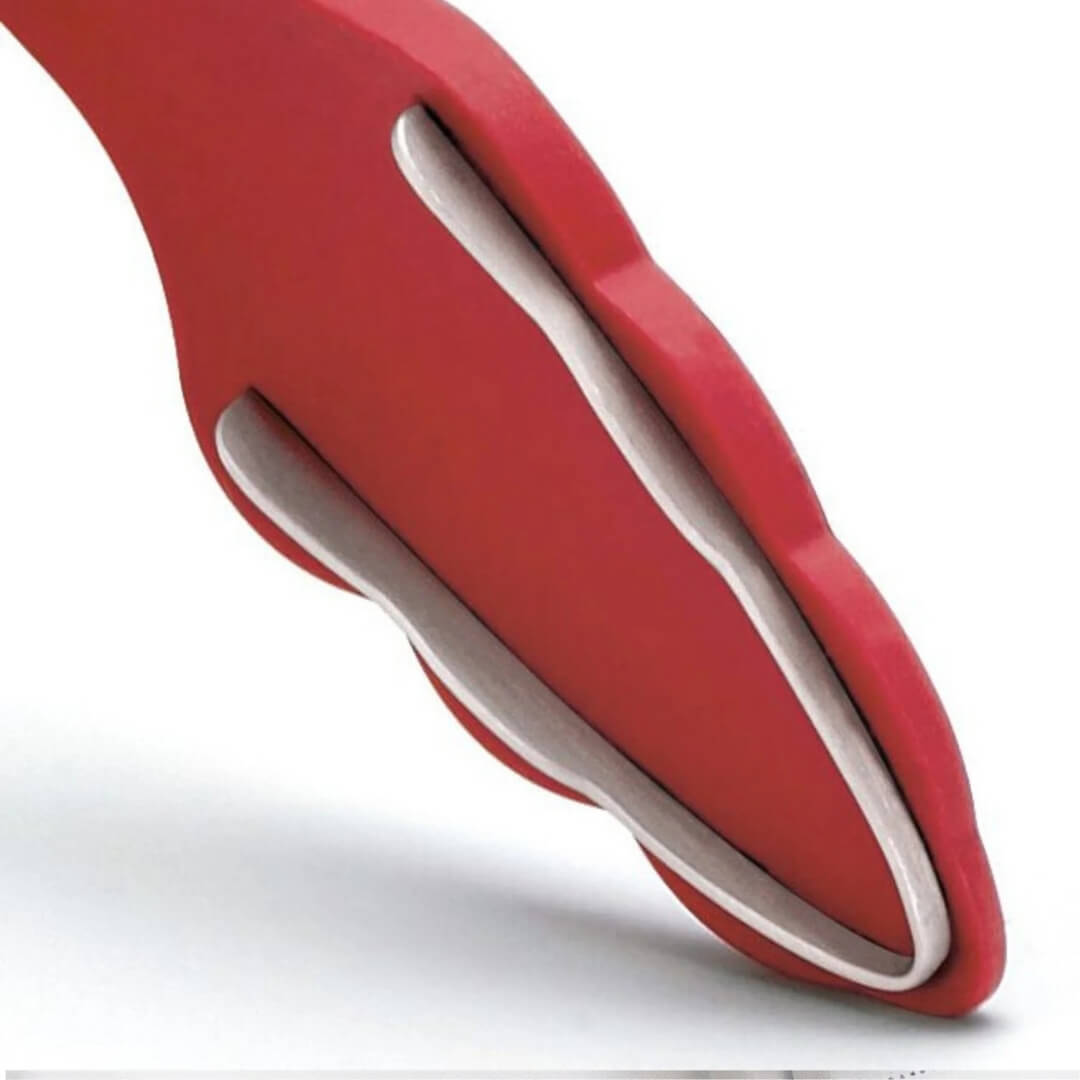 Cuisipro Silicone Tongs with Teeth Red 30.5cm