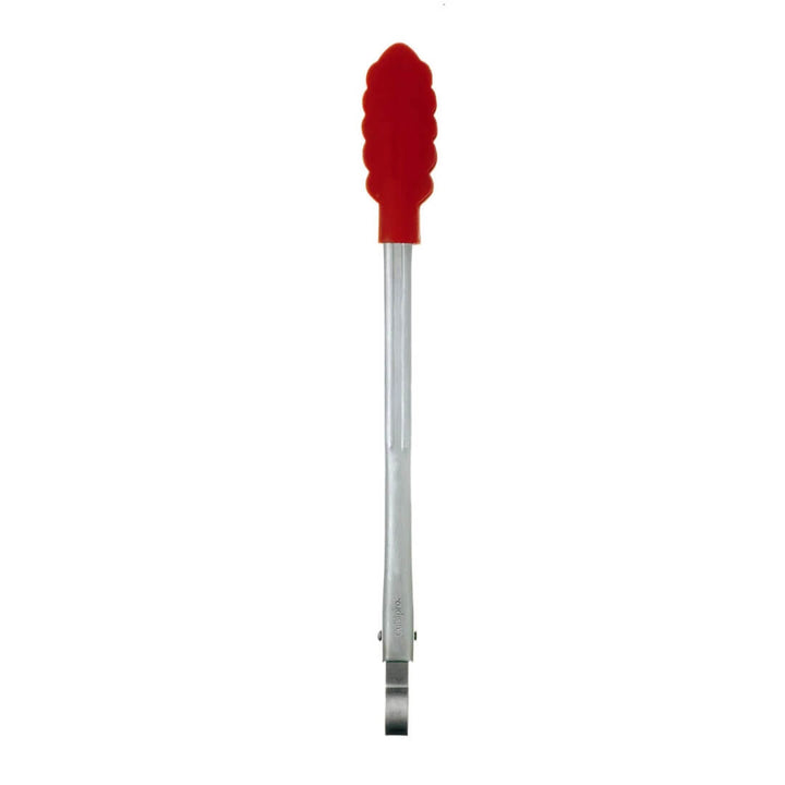Cuisipro Silicone Locking Tongs Red