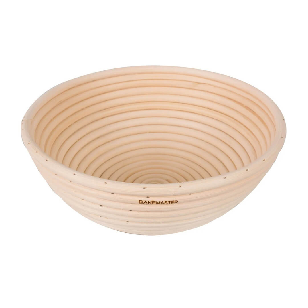 Bakemaster Rattan Round Proving Basket with Liner