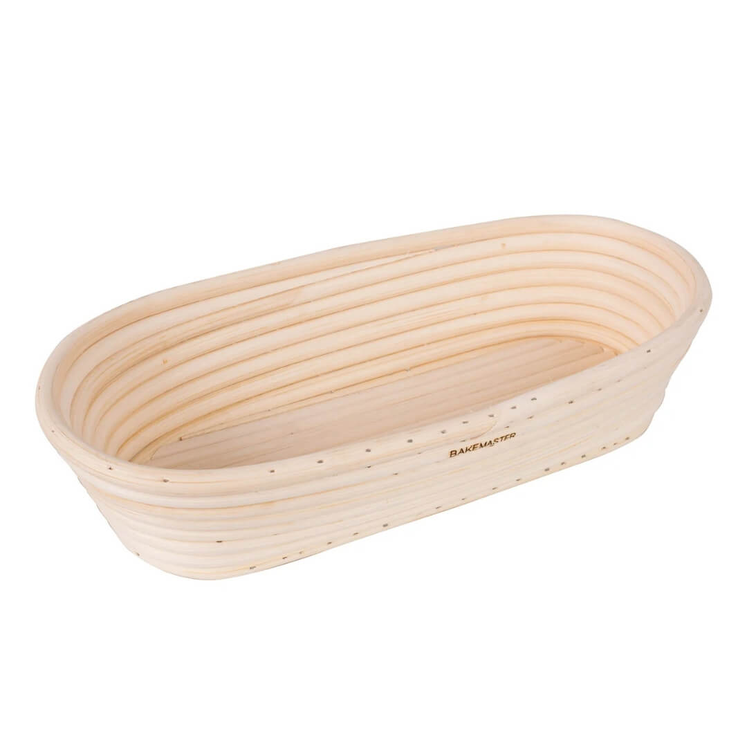 Bakemaster Rattan Oval Proving Basket with Liner