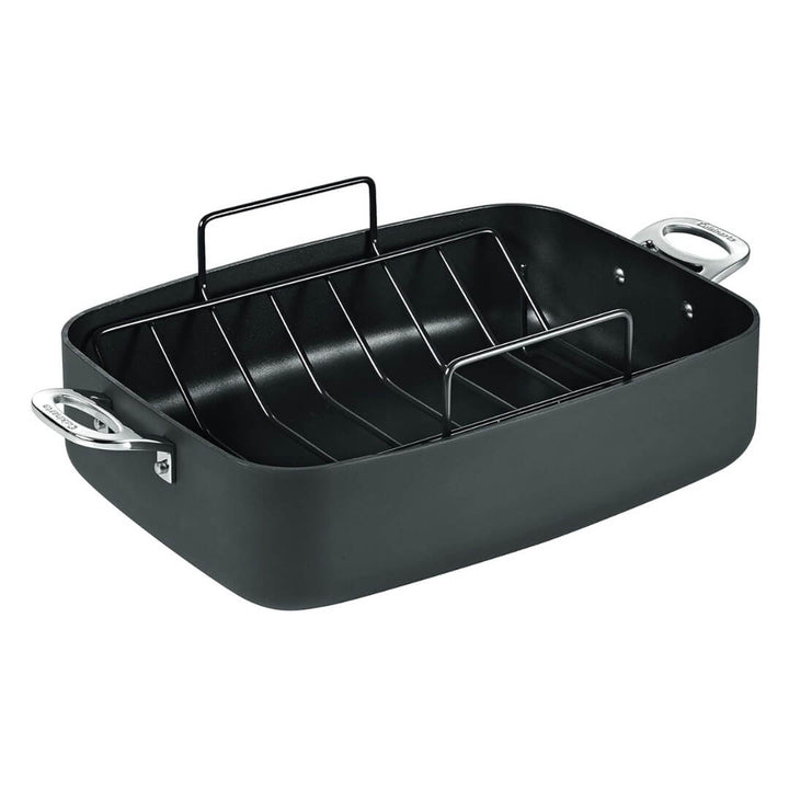 Cuisinart Chef's iA+ Anodised Non-Stick Roaster with rack 39cm