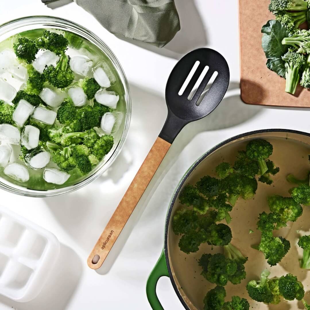 Epicurean Gourmet Series Slotted Spoon Natural