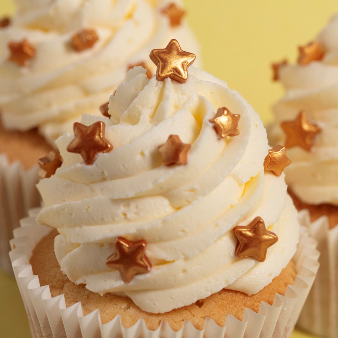 PME Gold Stars Sprinkle Charms 25g