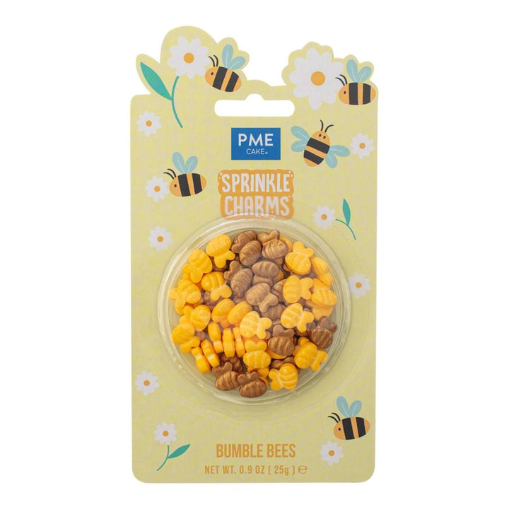 PME Bumble Bees Sprinkle Charms 25g