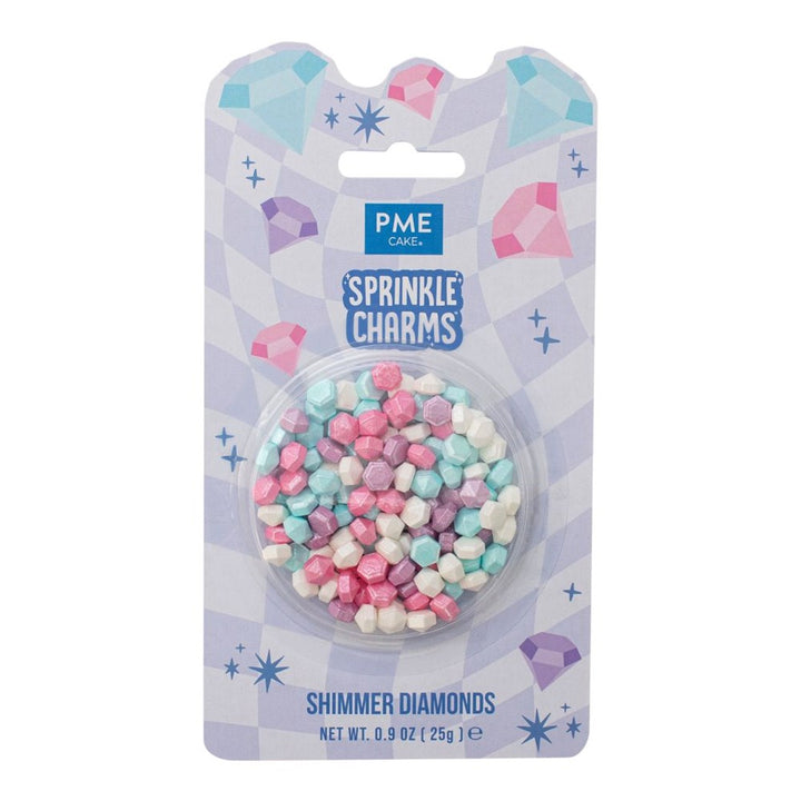 PME Shimmer Diamonds Sprinkle Charms 25g
