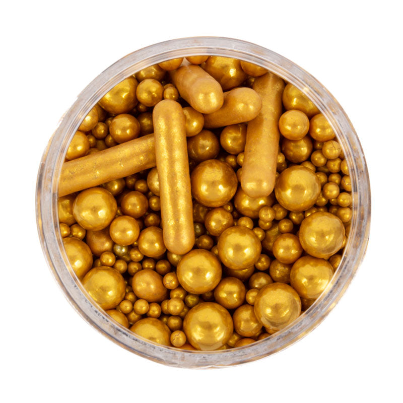 Sprinks Bubble & Bounce Matte Gold Sprinkle Mix 75g