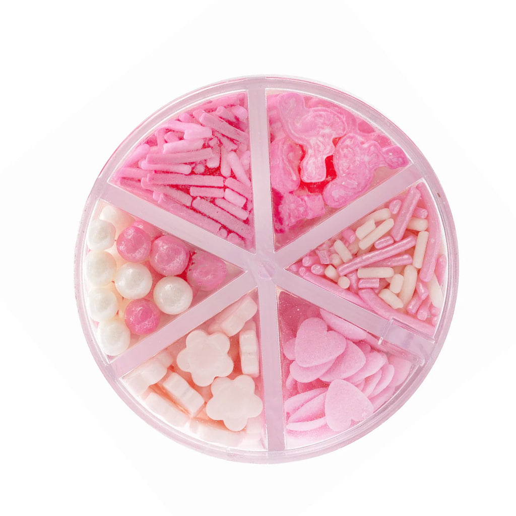 Sprinks 6 Cell Charm Pink Sprinkles 85g