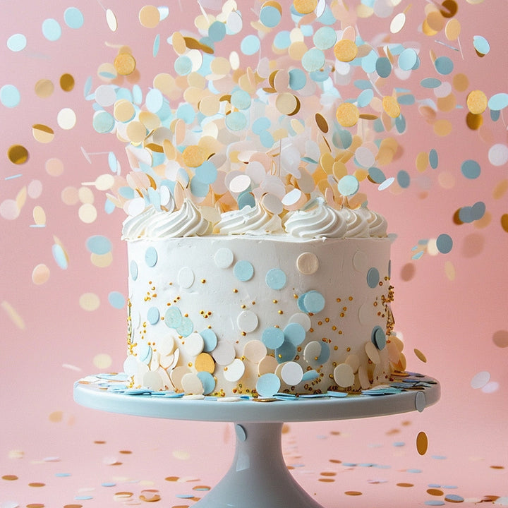 Sprinks Wafer Decorations 9g Blue, White & Gold