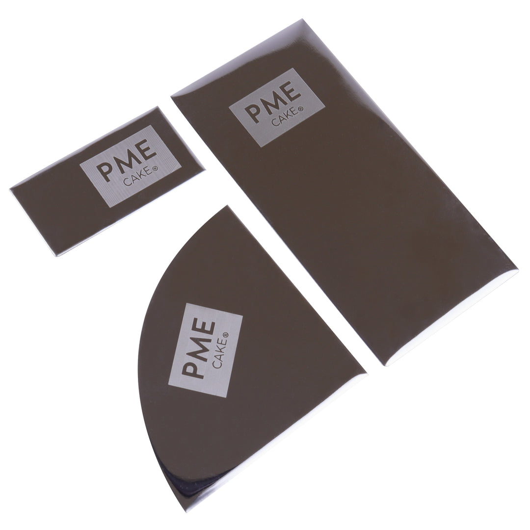 PME Mini Flexible Icing Side Scraper Set