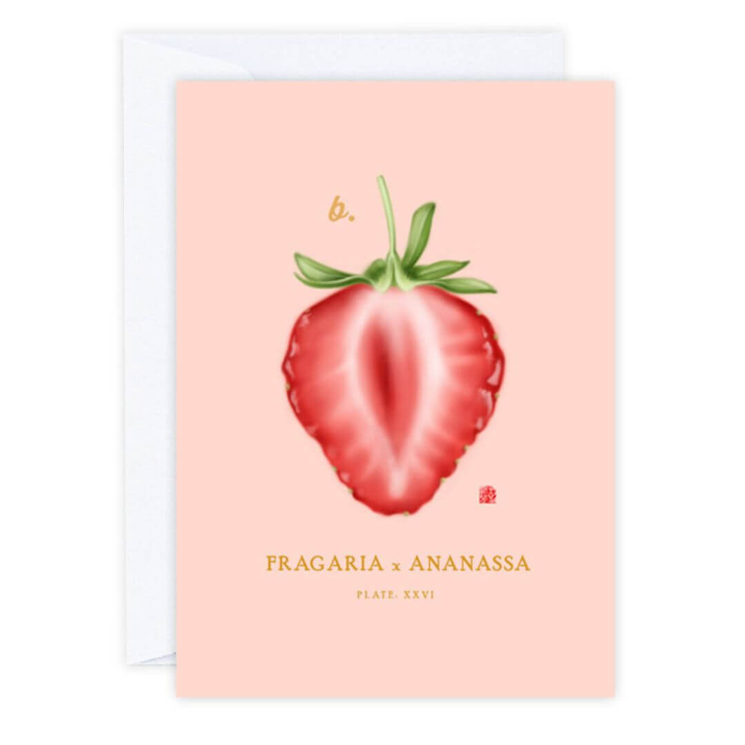 Studio Sue Vintage Strawberry Gift Card