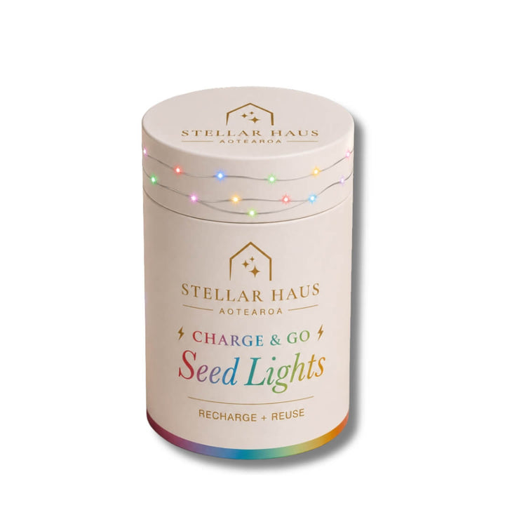 StellarHaus Charge & Go Indoor Rainbow Seed Lights 2m