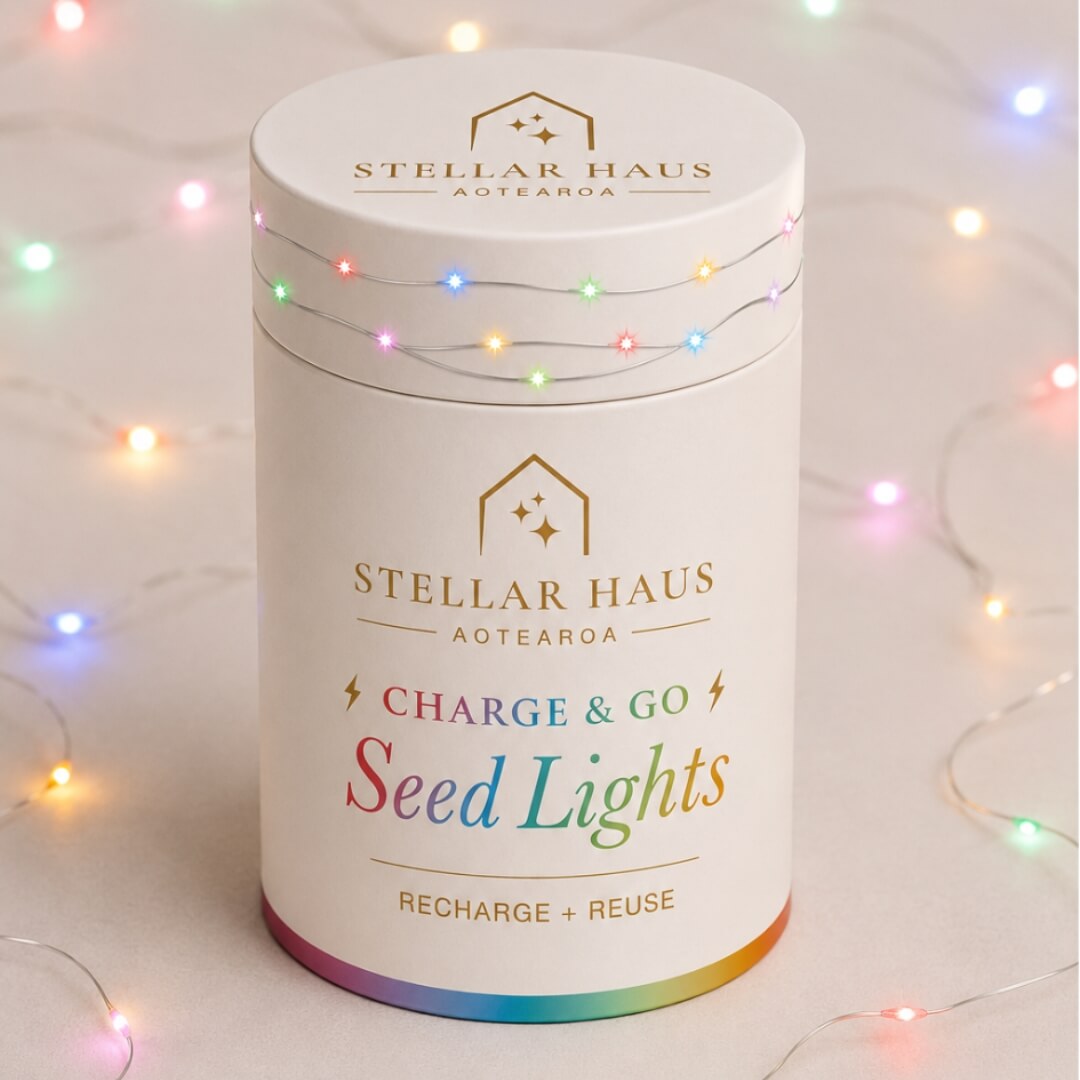 StellarHaus Charge & Go Indoor Rainbow Seed Lights 2m