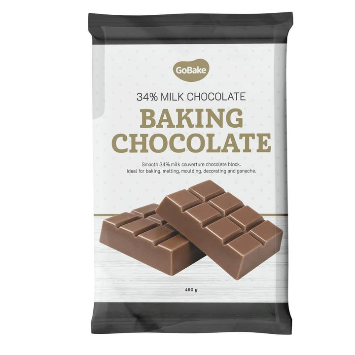 GoBake Milk Chocolate Baking Block 460g
