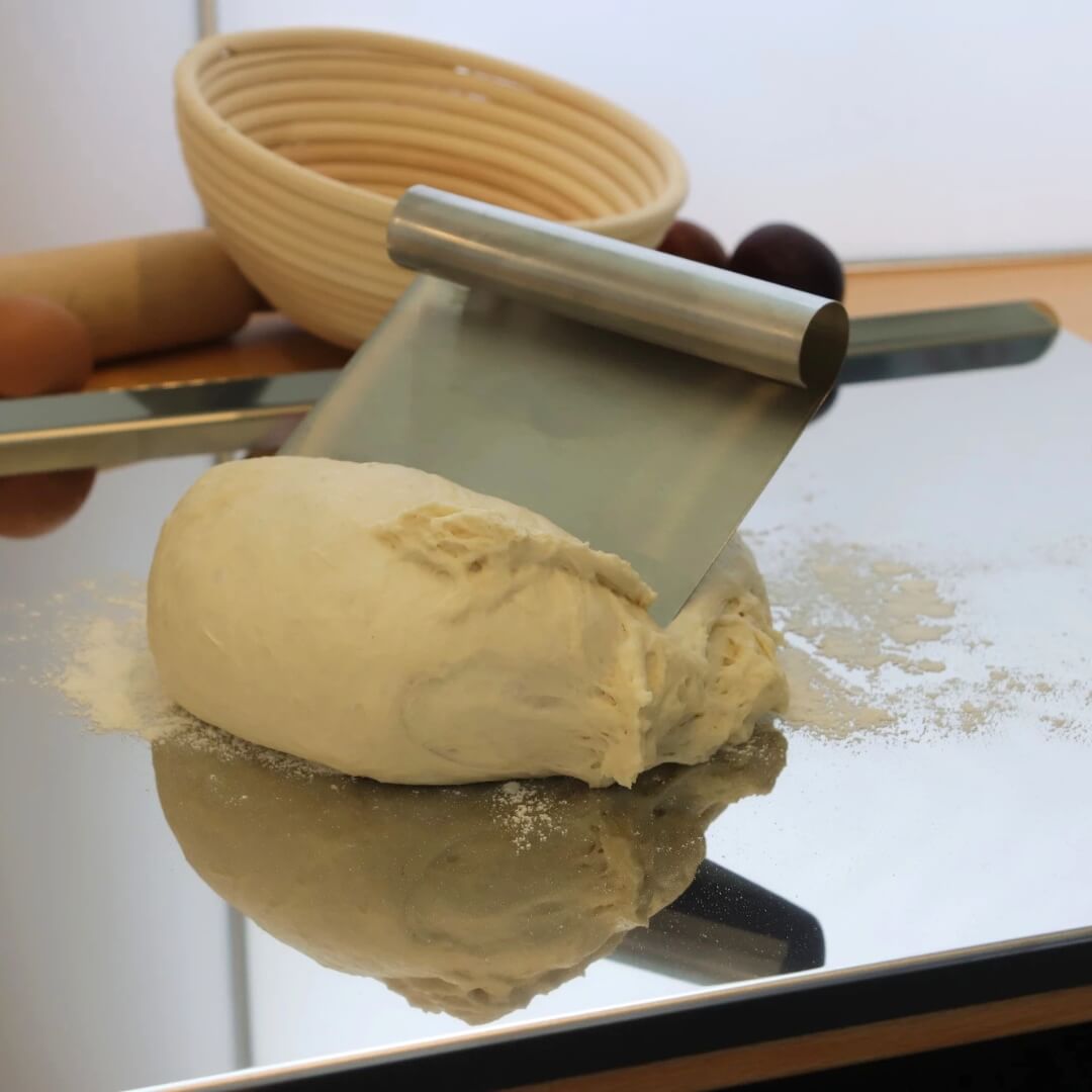DISSCO Stainless Steel Dough Scraper