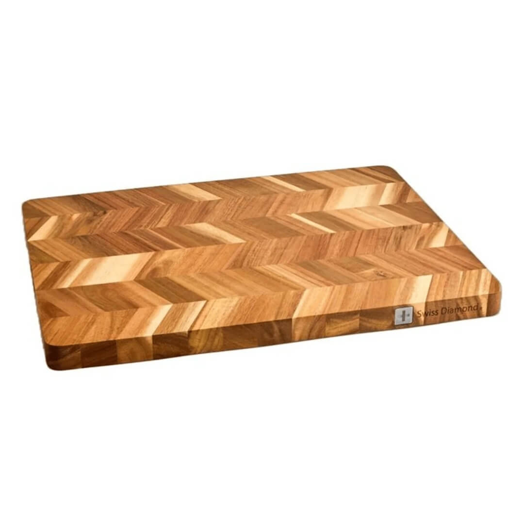 Swiss Diamond Acacia Herringbone Cutting Board