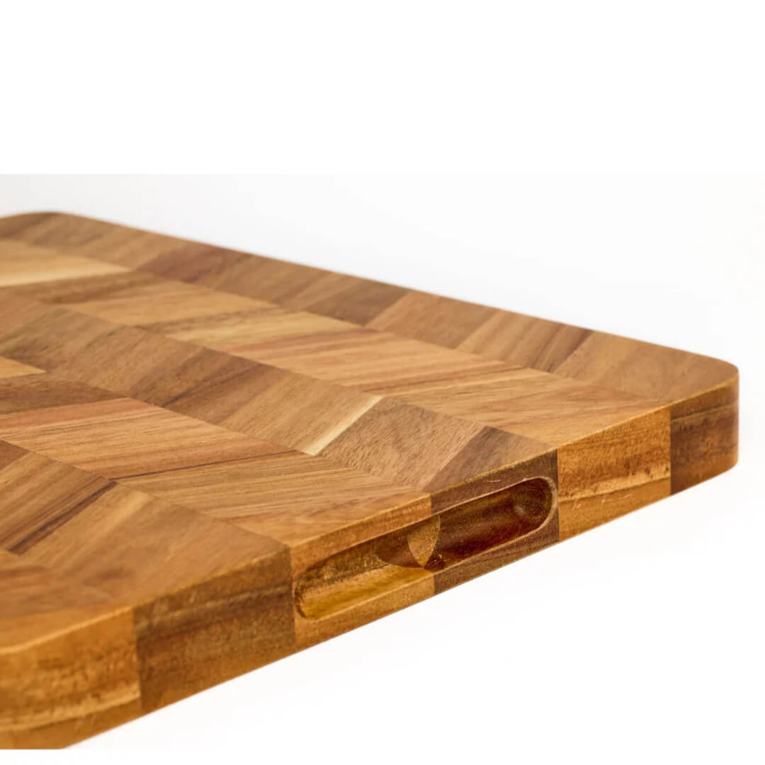 Swiss Diamond Acacia Herringbone Cutting Board