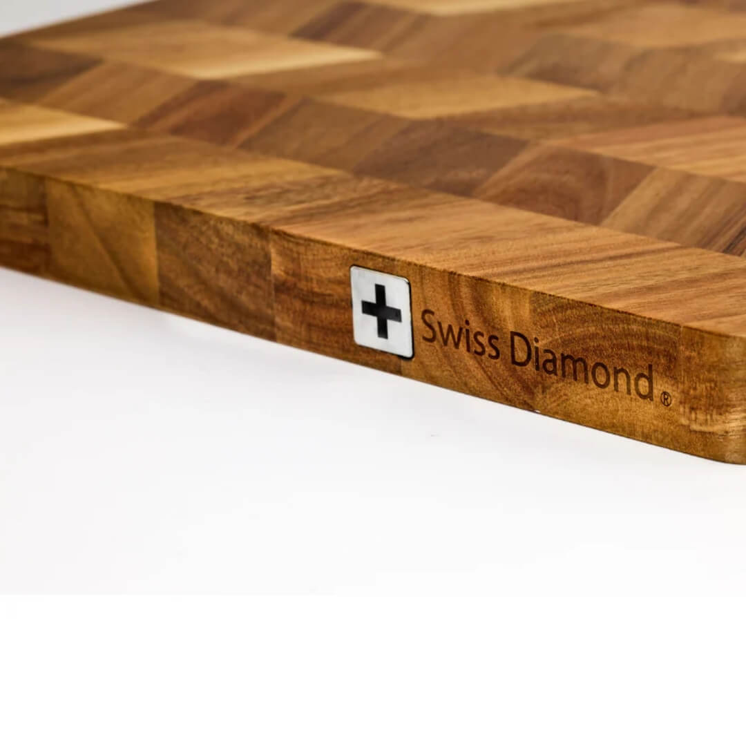 Swiss Diamond Acacia Herringbone Cutting Board