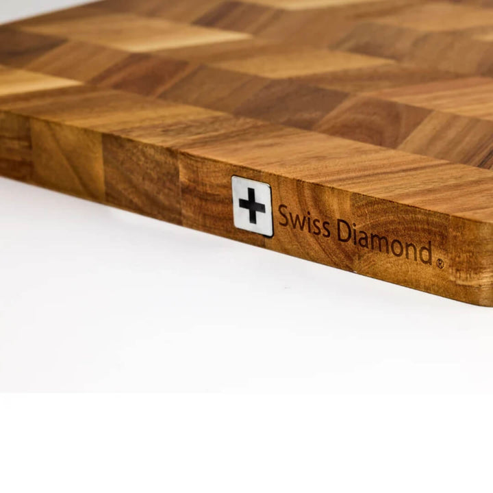 Swiss Diamond Acacia Herringbone Cutting Board