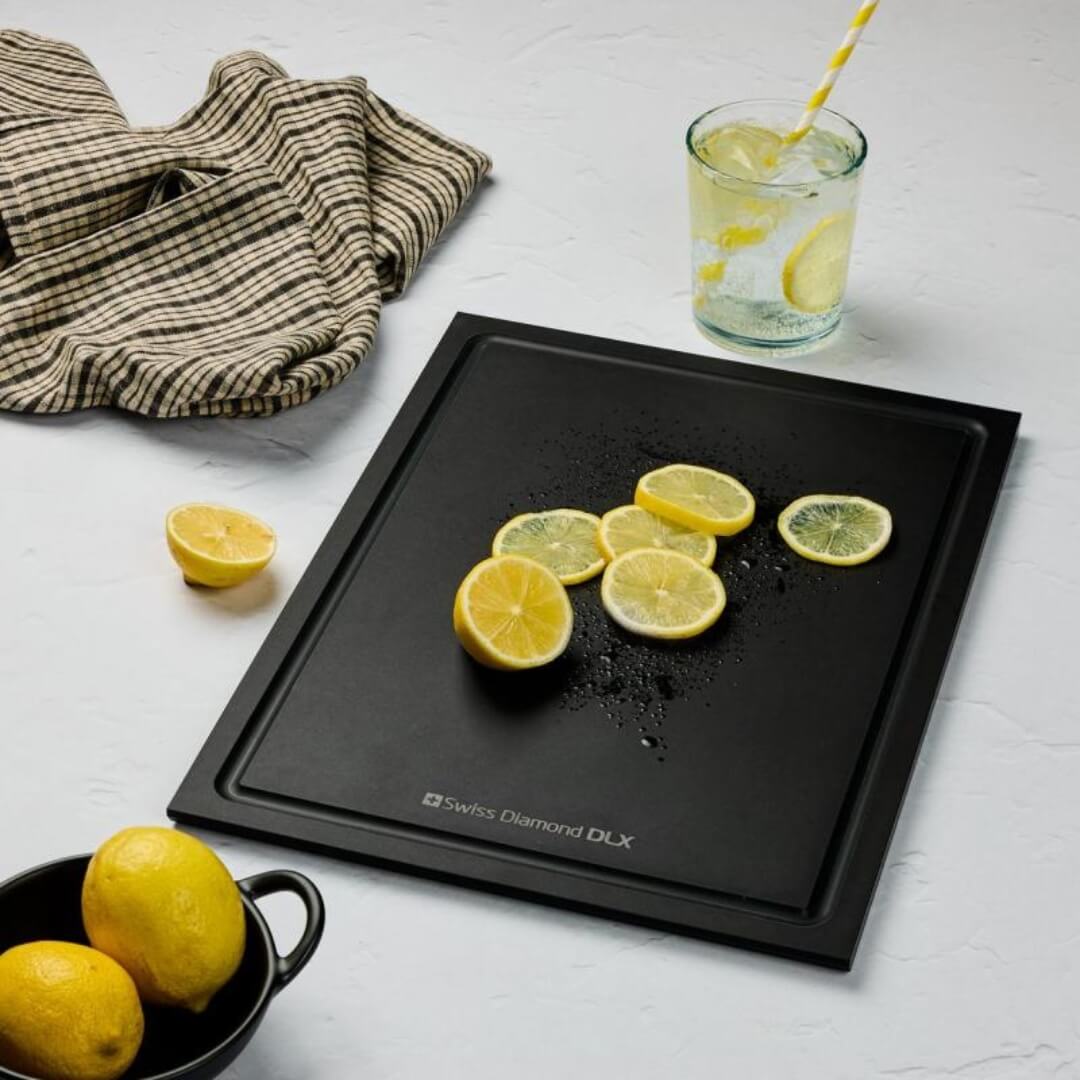 Swiss Diamond Black Wood Fibre Cutting Board