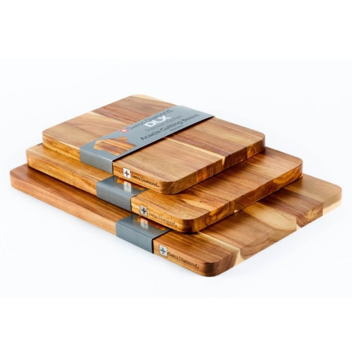 Swiss Diamond Long Grain Acacia Cutting Board