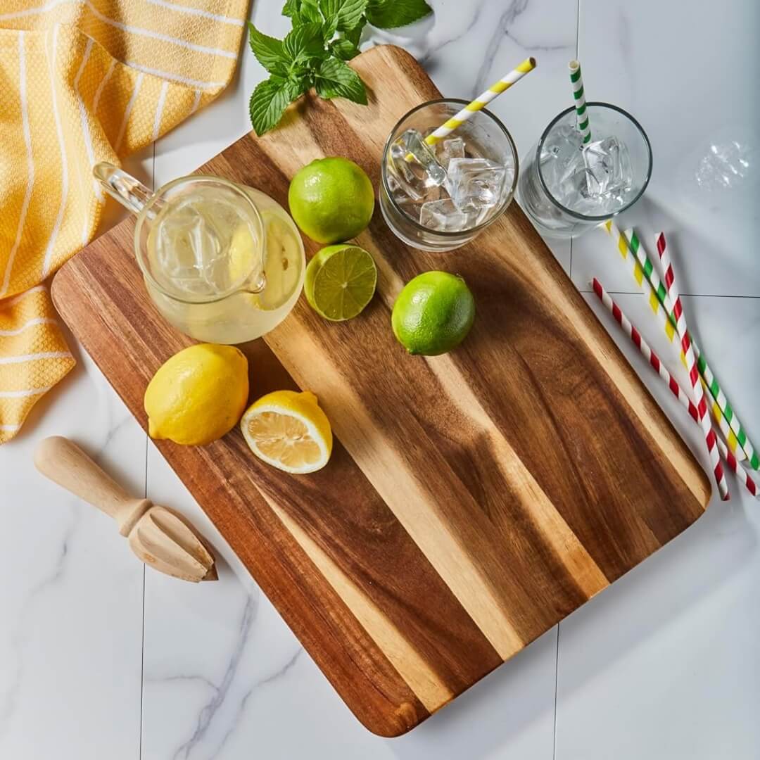 Swiss Diamond Long Grain Acacia Cutting Board