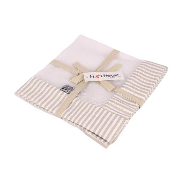 Food Cover Linen Stripe