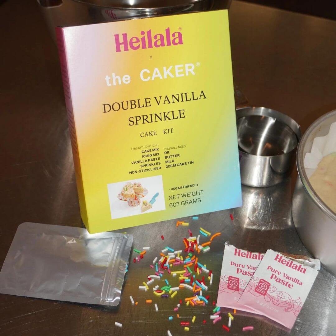 The Caker Cake Kit Double Vanilla Sprinkle