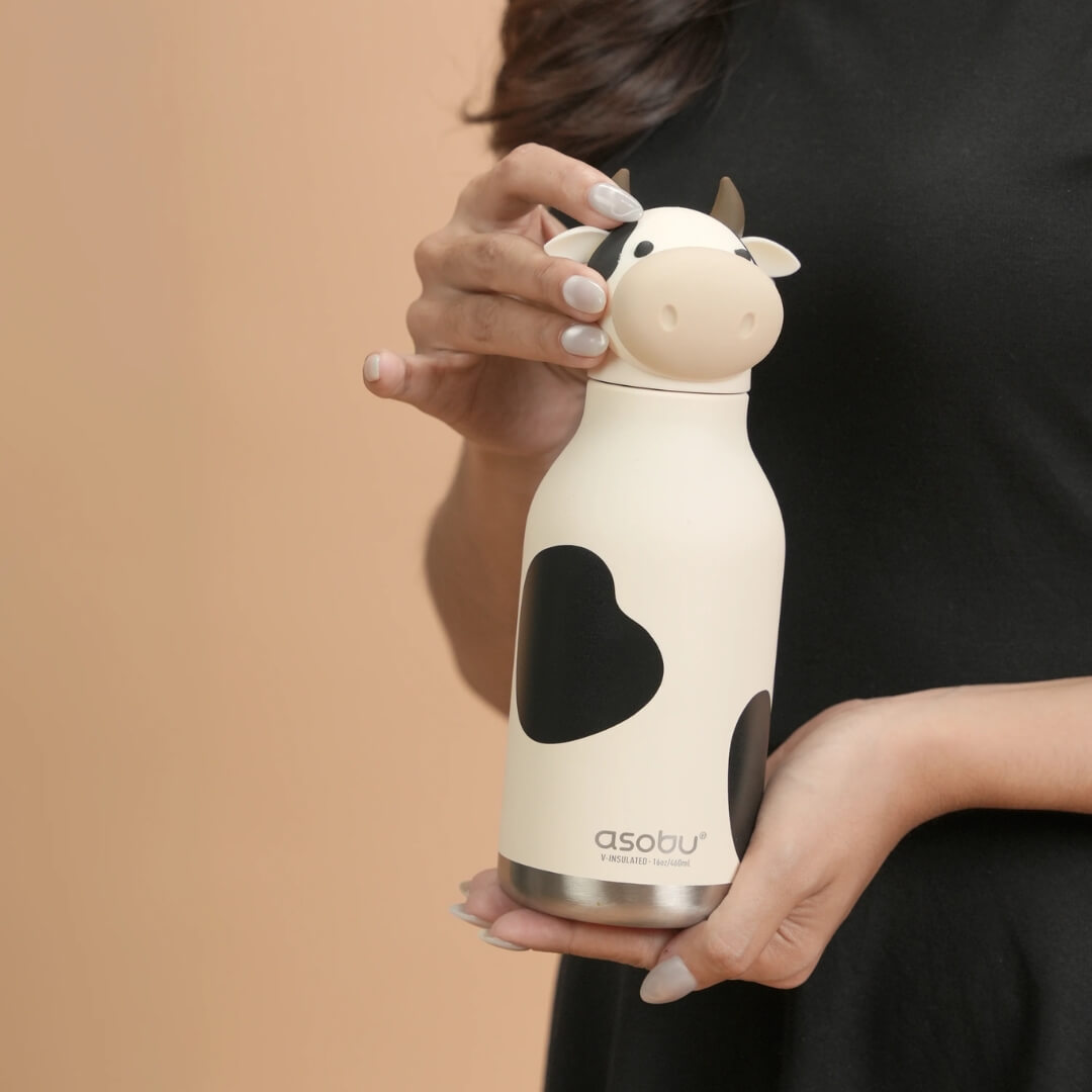 Asobu Cow Bestie Insulated Bottle 460ml