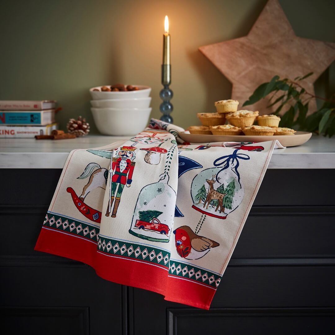 Ulster Weavers Christmas Ornaments Cotton Tea Towel