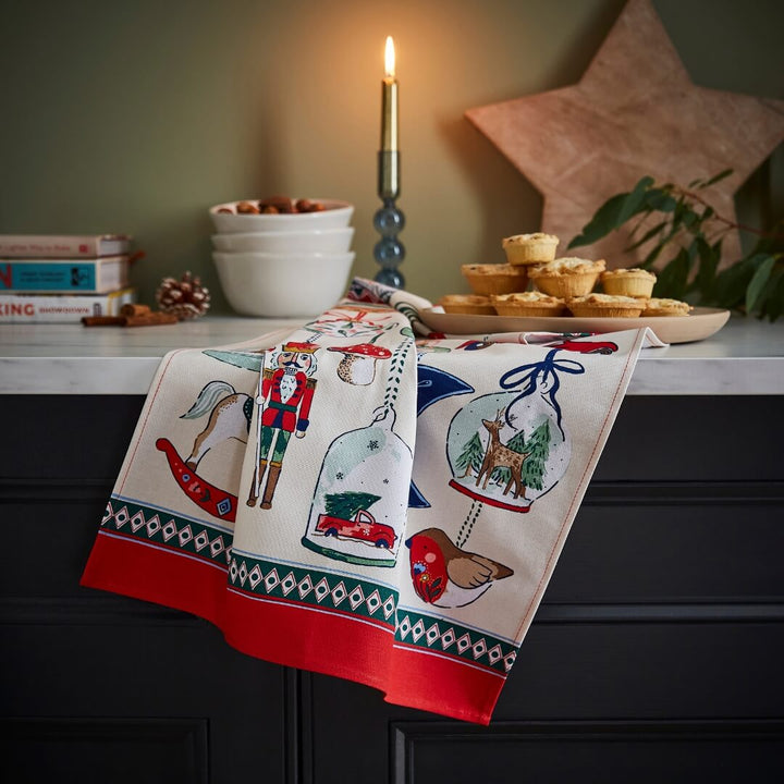 Ulster Weavers Christmas Ornaments Cotton Tea Towel