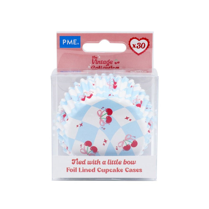 PME Cupcake Cases Vintage Bow 30pk