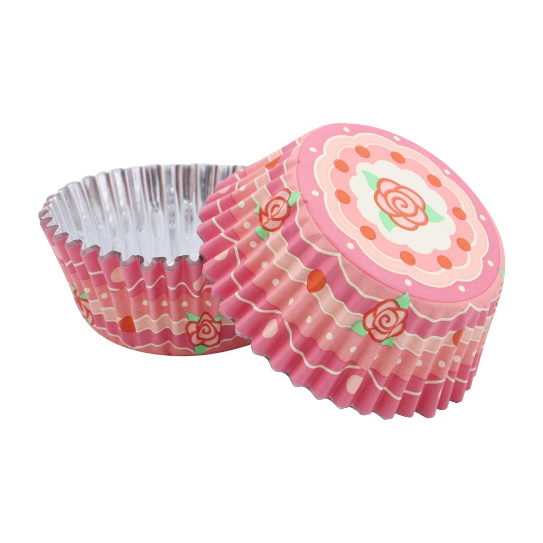 PME Cupcake Cases Vintage Roses 30pk