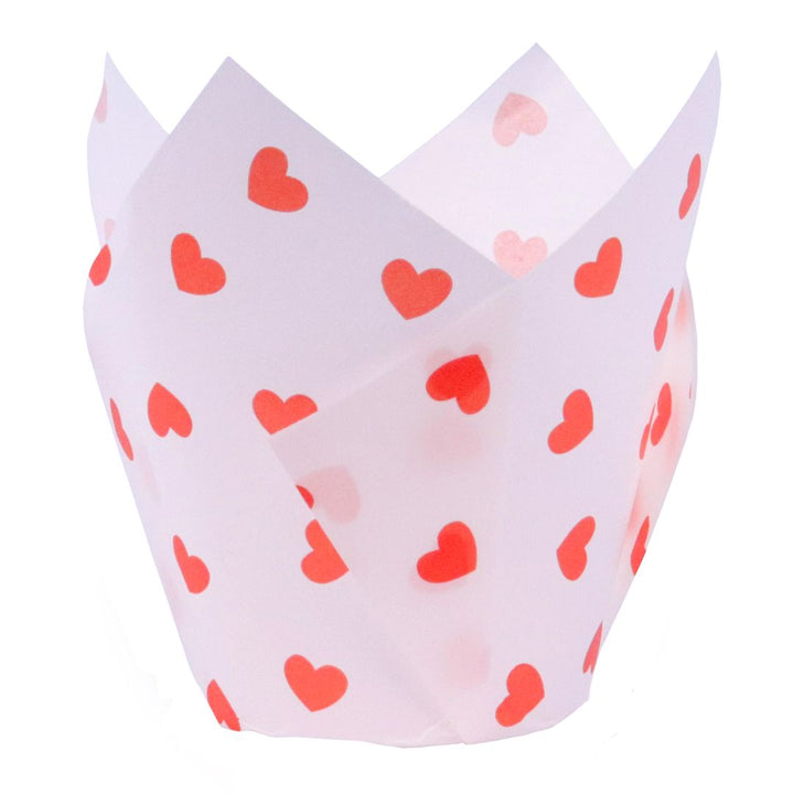 PME Tulip Muffin Cases Love Hearts 24pk