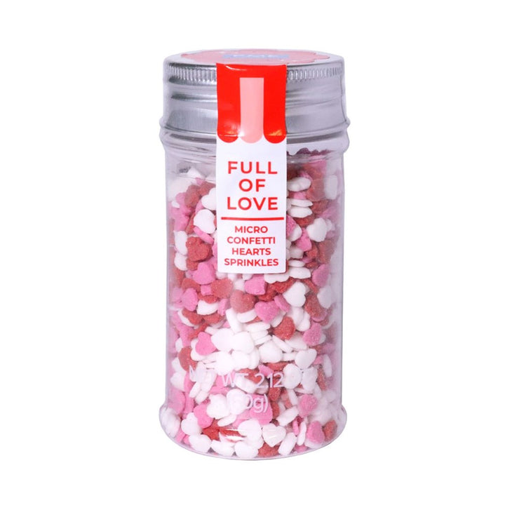 PME Valentines Sprinkles Micro Confetti Hearts 60g