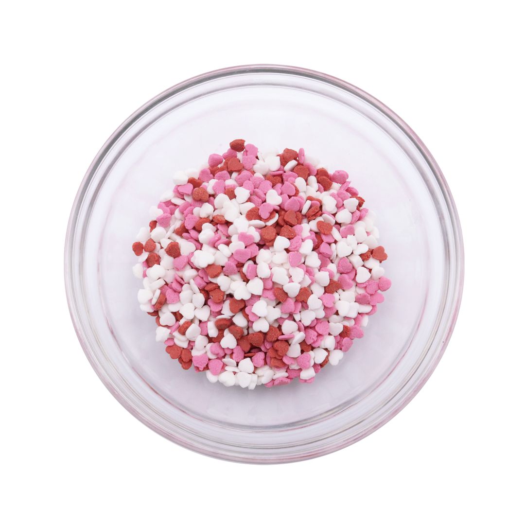 PME Valentines Sprinkles Micro Confetti Hearts 60g