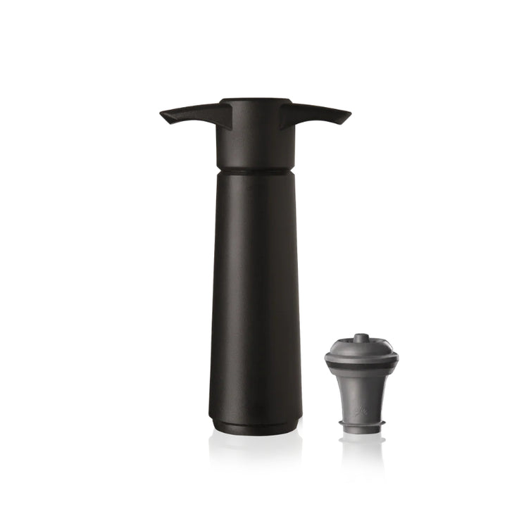 Vacu Vin Wine Saver Pump and Stopper Black
