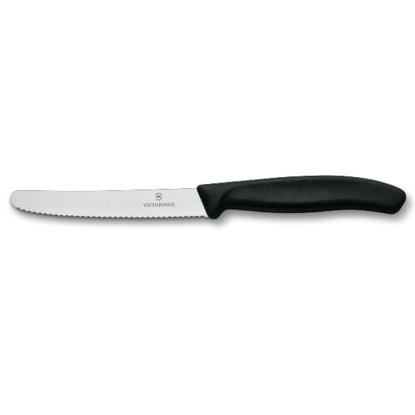 Victorinox Classic Tomato Knife 11cm Black (Serrated)