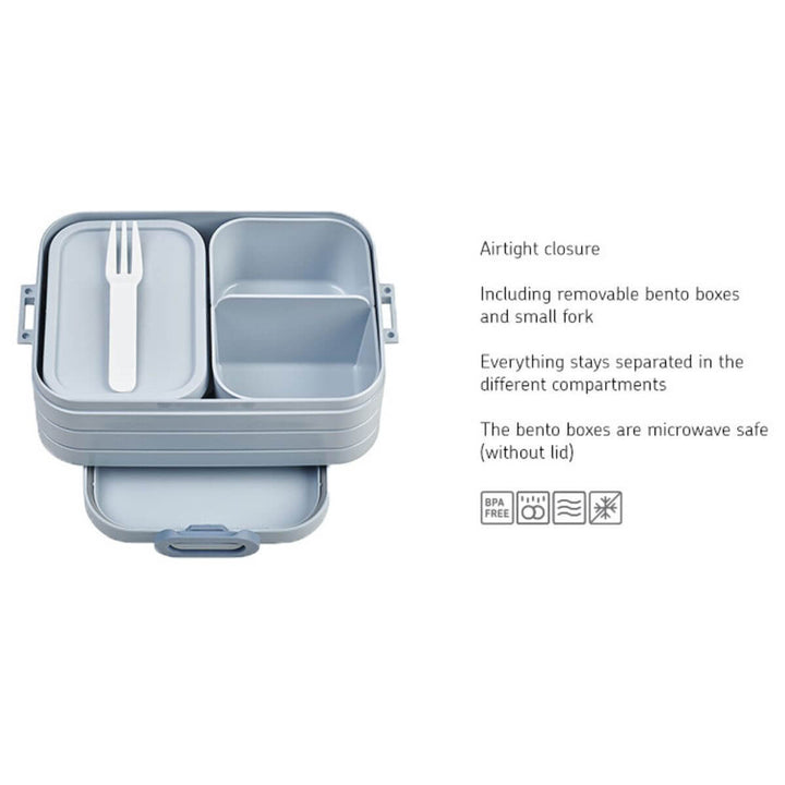 Mepal Bento Lunch Box Midi Nordic Blue