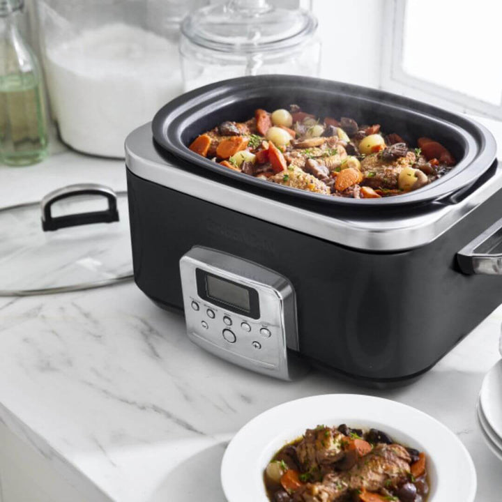 GreenPan 6L Slow Cooker Black