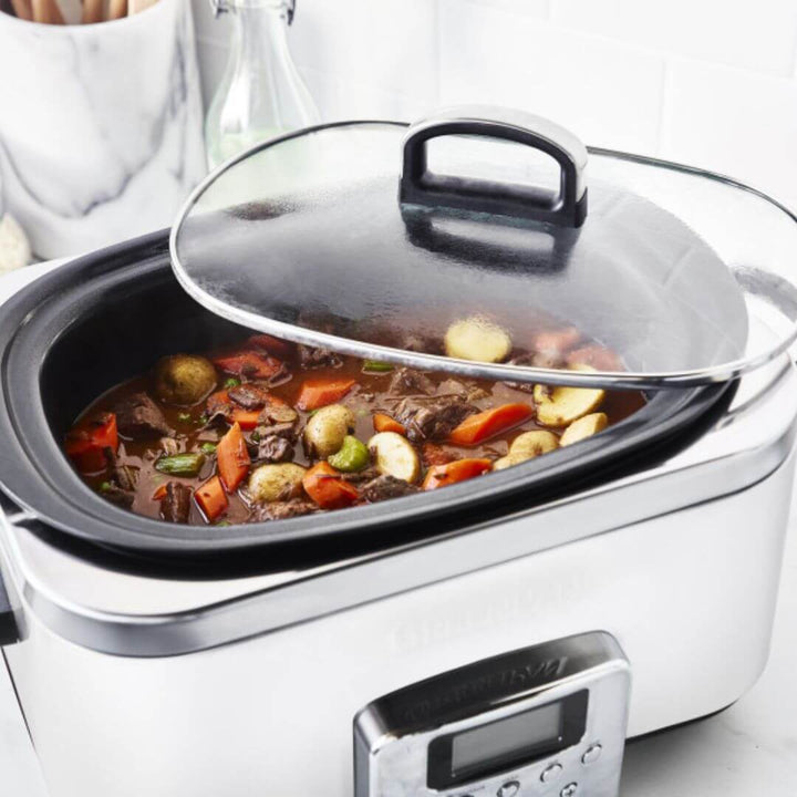 GreenPan 6L Slow Cooker Cloud Cream