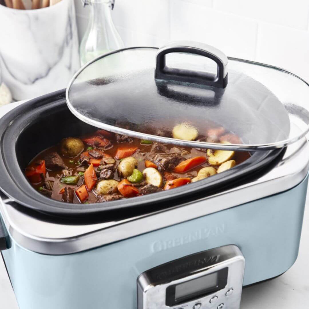 Greenpan 6L Slow Cooker Blue Haze