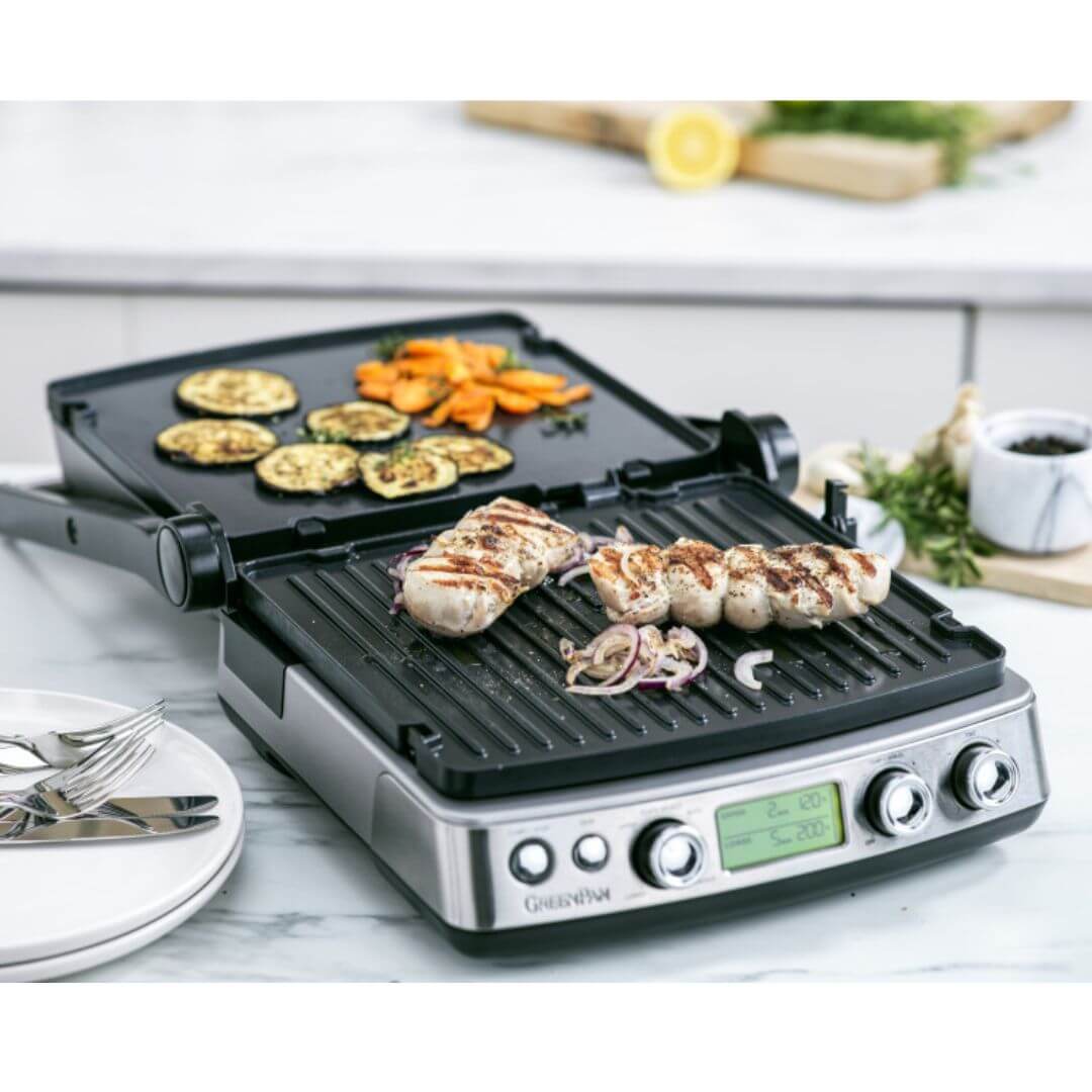 GreenPan Contact Grill Stainless Steel