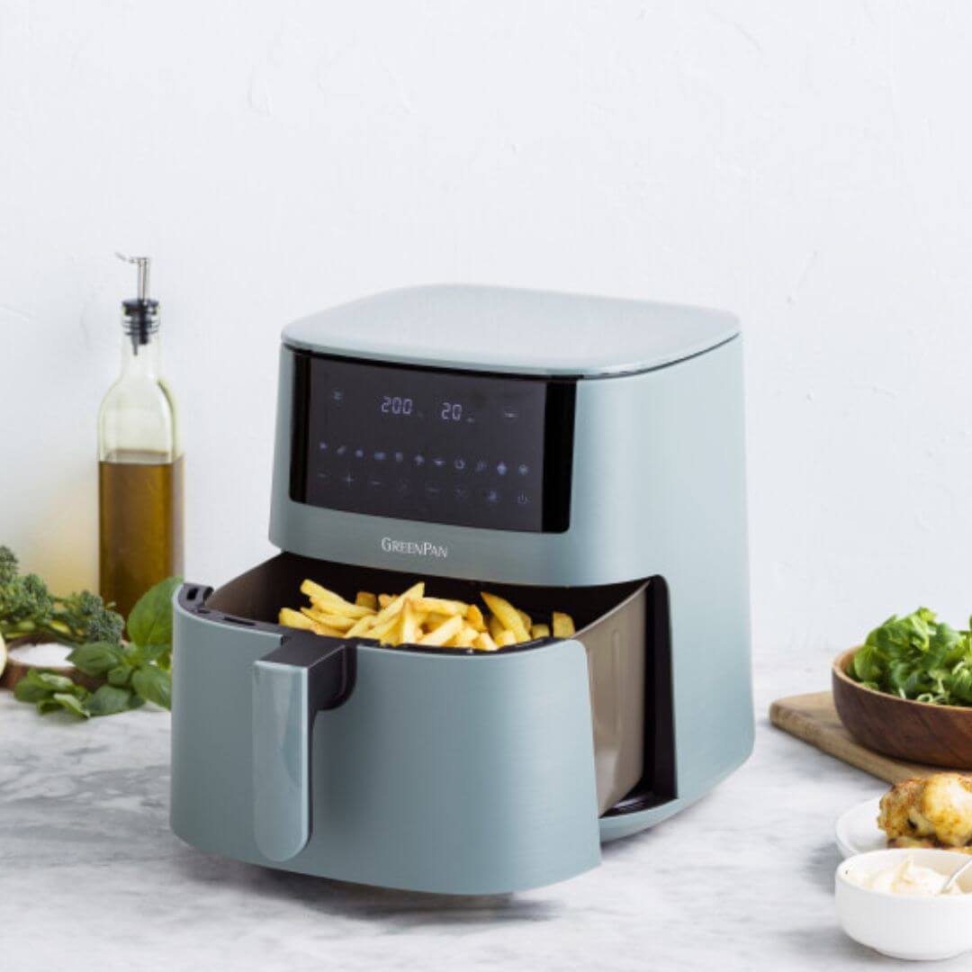 GreenPan Bistro Airfryer 7.2L Smokey Blue