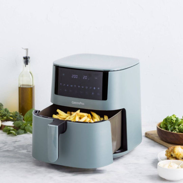 GreenPan Bistro Airfryer 7.2L Smokey Blue